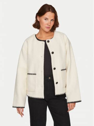 Vila Демісезонна куртка Kaya 14095199 Бежевий Loose Fit Vila Демісезонна куртка Kaya 14095199 Бежевий Loose Fit
