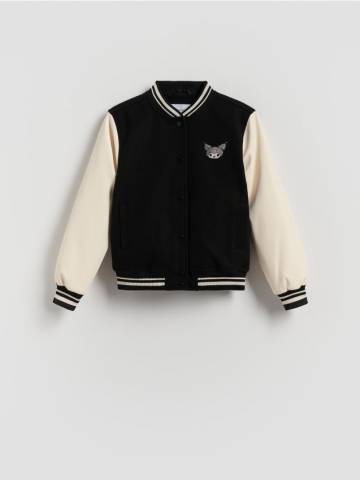 Reserved - Куртка-бомбер Kuromi - чорний - 222EX-99X