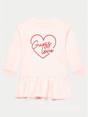 Guess Повсякденна сукня K4YK04 KA6R4 Рожевий Regular Fit Guess Повсякденна сукня K4YK04 KA6R4 Рожевий Regular Fit