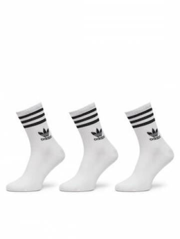 adidas Набір з 3 пар низьких шкарпеток unisex IJ0733 Білий adidas Набір з 3 пар низьких шкарпеток unisex IJ0733 Білий