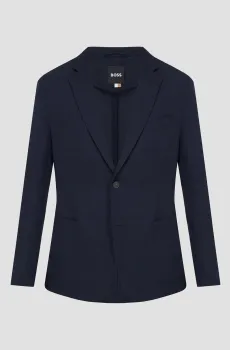 Мужской темно-синий блейзер Синий 60 BOSS 50514689;404