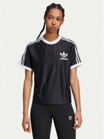 adidas Футболка adicolor 3-Stripes IX5505 Чорний Loose Fit adidas Футболка adicolor 3-Stripes IX5505 Чорний Loose Fit