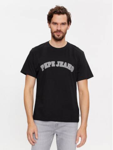 Pepe Jeans Футболка Clement PM509220 Чорний Regular Fit Pepe Jeans Футболка Clement PM509220 Чорний Regular Fit