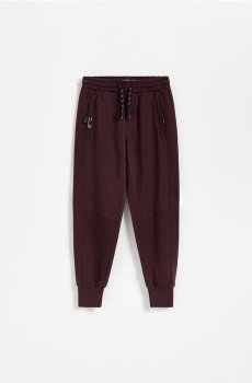 Reserved - BOYS` TROUSERS - буряковий - 449JX-83X