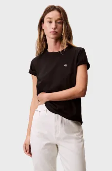 Женская черная футболка Archive Jersey Черный XS Calvin Klein Jeans LV047B224G