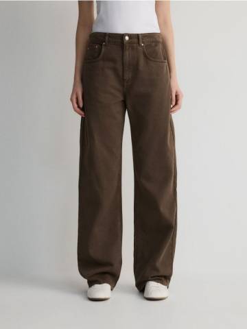 Reserved - Джинси широкого крою - dark grey jeans - YR258-89J Reserved - Джинси широкого крою - dark grey jeans - YR258-89J