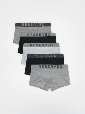 Reserved - Боксери класичні, 5 штук - темно-сірий - 482BI-90X Reserved - Боксери класичні, 5 штук - темно-сірий - 482BI-90X
