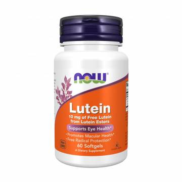 Лютеин NOW Foods Lutein 10 мг, 60 желатиновых капсул Лютеин NOW Foods Lutein 10 мг, 60 желатиновых капсул