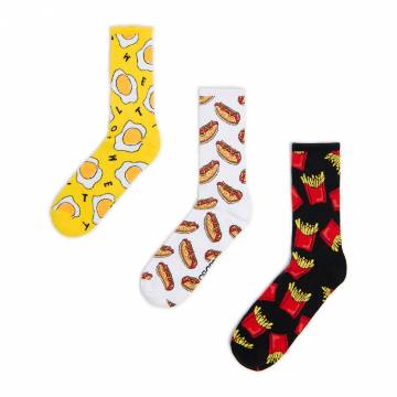 Cropp - Шкарпетки, 3 пари - різнобарвний Cropp - Шкарпетки, 3 пари - різнобарвний