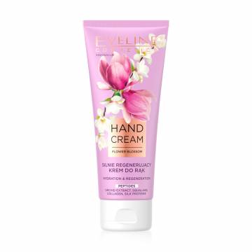 Регенерирующий крем для рук Eveline Cosmetics Hands Cream Flower Blossom Hydration & Regeneration, 75 мл Регенерирующий крем для рук Eveline Cosmetics Hands Cream Flower Blossom Hydration & Regeneration, 75 мл