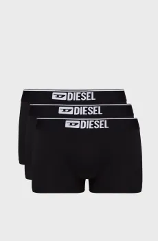 Мужские черные боксеры (3 шт) Черный S Diesel 00ST3V 0GDAC