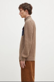 Шерстяной свитер Baracuta Barbour x Baracut Miller Half Zip Knit