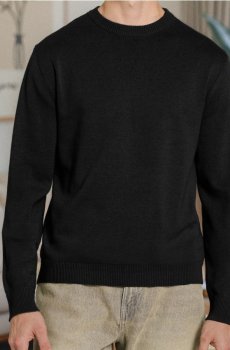 Светр з довгими рукавами - чорний