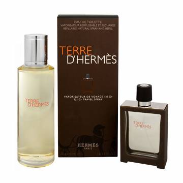 Парфюмированный набор мужской Hermes Terre dHermes (туалетная вода, 30 мл + туалетная вода, 125 мл) Парфюмированный набор мужской Hermes Terre dHermes (туалетная вода, 30 мл + туалетная вода, 125 мл)