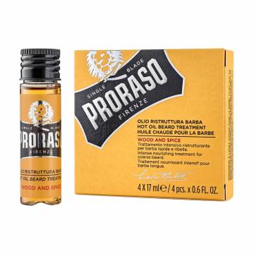Масло для бороды Proraso Hot Oil Beard Treatment Wood & Spice, 4*17 мл Масло для бороды Proraso Hot Oil Beard Treatment Wood & Spice, 4*17 мл