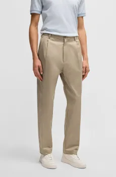 Мужские бежевые брюки Бежевый 50 BOSS 50519118;275