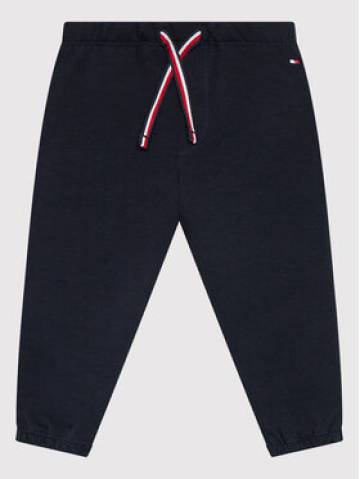 Tommy Hilfiger Спортивні штани Baby Solid KN0KN01497 Чорний Regular Fit Tommy Hilfiger Спортивні штани Baby Solid KN0KN01497 Чорний Regular Fit