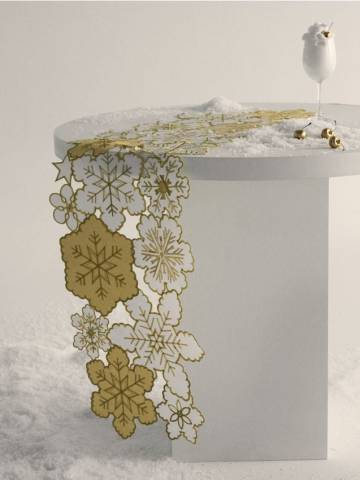 Настільна доріжка - золотий Настільна доріжка - золотий