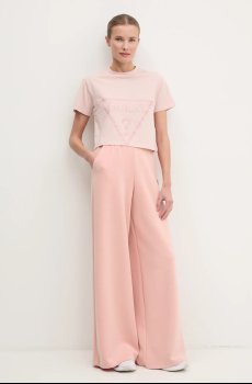 Хлопковая футболка Guess ADELE