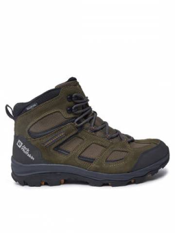 Jack Wolfskin Трекінгові черевики Vojo 3 Texapore Mid M 4042462 Хакі Jack Wolfskin Трекінгові черевики Vojo 3 Texapore Mid M 4042462 Хакі