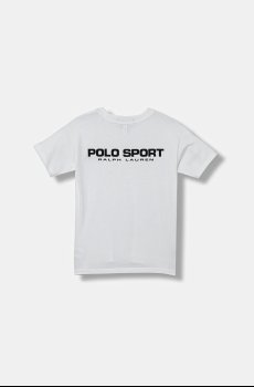 Детская хлопковая футболка Polo Ralph Lauren