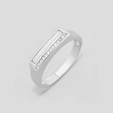 Серебряное кольцо Minimal с9510007б-16 16 Серебряное кольцо Minimal с9510007б-16 16