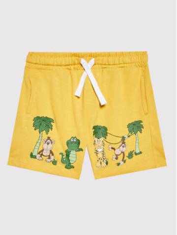 United Colors Of Benetton Спортивні шорти 3BL0G900F Жовтий Regular Fit United Colors Of Benetton Спортивні шорти 3BL0G900F Жовтий Regular Fit