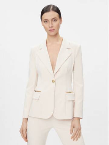 Elisabetta Franchi Піджак GI-065-36E3-V500 Écru Regular Fit Elisabetta Franchi Піджак GI-065-36E3-V500 Écru Regular Fit