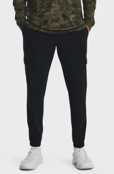 Мужские черные спортивные брюки UA Stretch Woven Cargo Pants Черный M Under Armour 1380358-001