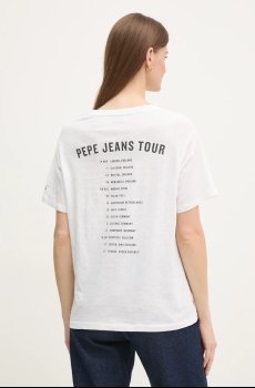 Хлопковая футболка Pepe Jeans LELE