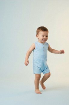 Літній комбінезон - блакитний