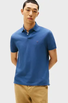 Мужское синее поло 1985 REGULAR Синий M Tommy Hilfiger MW0MW17770