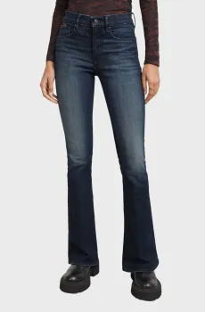 Женские темно-синие джинсы Flare Синий 27-30 G-Star RAW D21290,D634