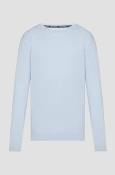 Мужской голубой шерстяной джемпер Голубой XL Karl Lagerfeld 553399.655000;610