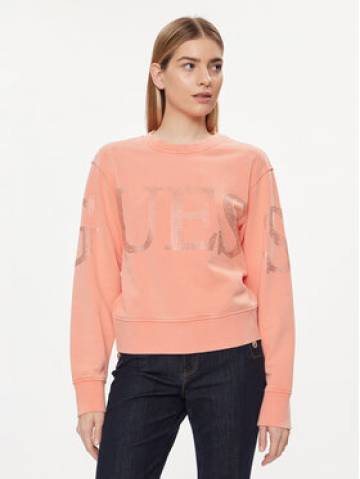 Guess Світшот Vintage Logo W4GQ10 KC8I0 Кораловий Relaxed Fit Guess Світшот Vintage Logo W4GQ10 KC8I0 Кораловий Relaxed Fit