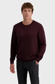 Мужской бордовый шерстяной джемпер Бордовый S Pierre Cardin PC.-C5 50700.5037