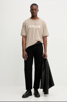 Хлопковая футболка Desigual VICENTE