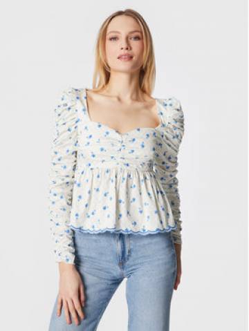 Notes Du Nord Блузка Francesca 12944 Білий Regular Fit