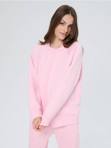 Світшот crewneck - пастельний рожевий Світшот crewneck - пастельний рожевий