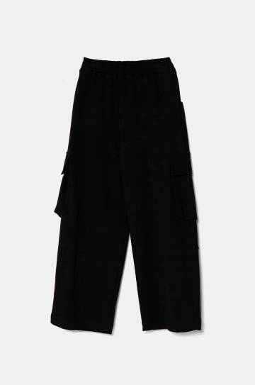 Детские спортивные штаны Pinko Up цвет чёрный однотонные F4PIJGFP154 Детские спортивные штаны Pinko Up цвет чёрный однотонные F4PIJGFP154