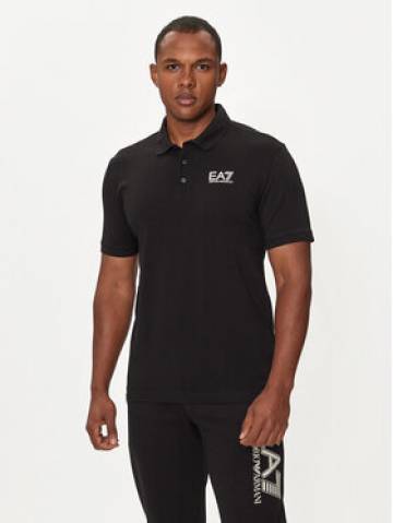 EA7 Emporio Armani Поло 6DPF16 PJVQZ 1200 Чорний Regular Fit EA7 Emporio Armani Поло 6DPF16 PJVQZ 1200 Чорний Regular Fit