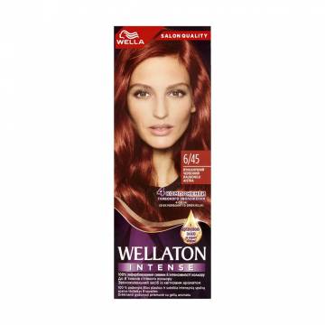 Интенсивная крем-краска для волос WELLA Wellaton Intense Color Cream 6/45 Вулканический красный, 110 мл Интенсивная крем-краска для волос WELLA Wellaton Intense Color Cream 6/45 Вулканический красный, 110 мл