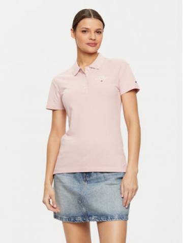 Tommy Hilfiger Поло WW0WW43930 Рожевий Slim Fit Tommy Hilfiger Поло WW0WW43930 Рожевий Slim Fit