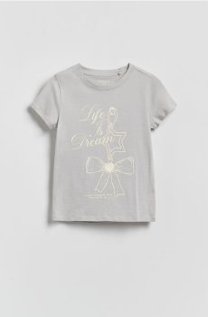 Reserved - Футболка з принтом - світло-сірий - 405HU-09X