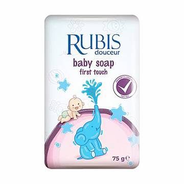Детское мыло Rubis Care First Touch Baby Soap Первое прикосновение, 75 г Детское мыло Rubis Care First Touch Baby Soap Первое прикосновение, 75 г