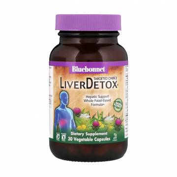Детоксикация печени Bluebonnet Nutrition Targeted Choice Liver Detox, 30 вегетарианских капсул
