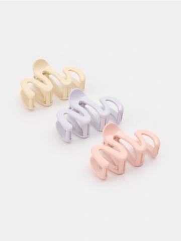 Затискач для волосся 3 pack - різнобарвний Затискач для волосся 3 pack - різнобарвний