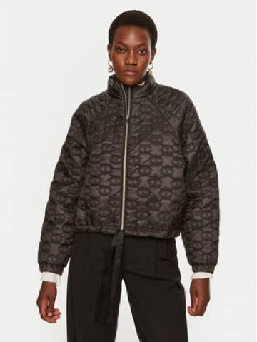 TWINSET Пуховик 242TP2021 Чорний Regular Fit TWINSET Пуховик 242TP2021 Чорний Regular Fit