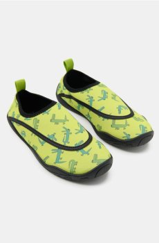 Пляжне взуття slip-on з мотивом крокодилів - різнобарвний