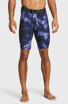 Мужские синие велосипедки UA HG Armour Printed Lg Sts Синий S Under Armour 1383323-561